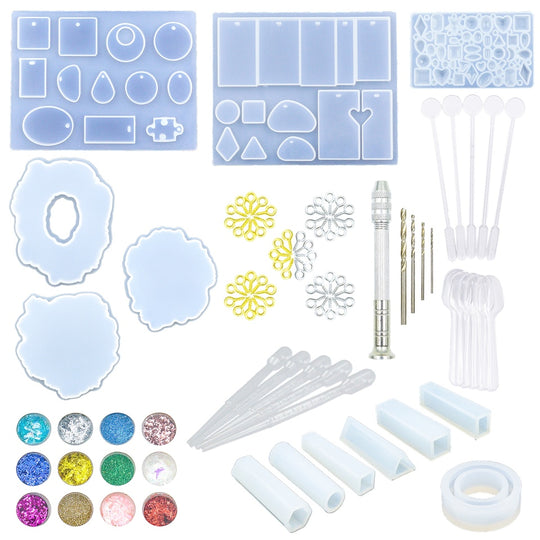 Kit de fabrication de sous-verres et de pendentifs en résine