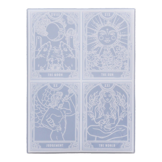 Molde de silicona para tarot de adivinación (4 cavidades)