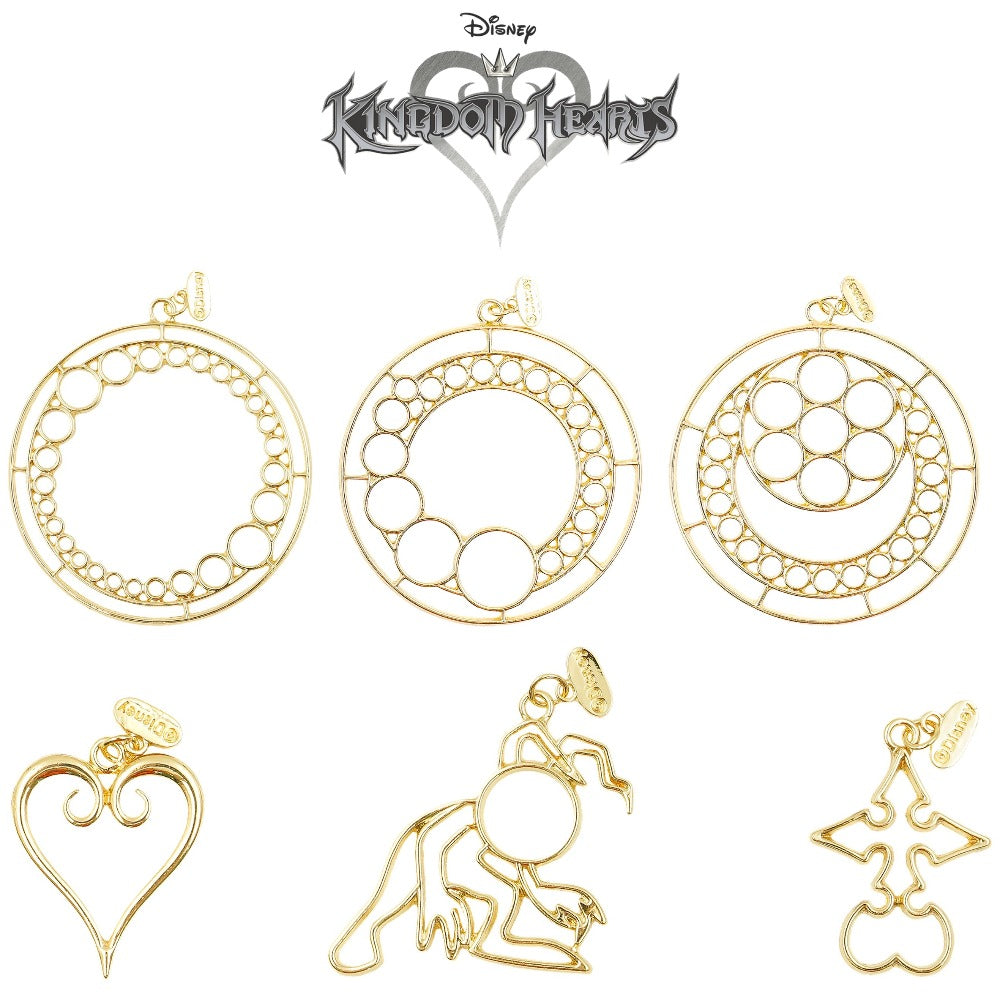 Disney Kingdom Hearts Open Bezel Charms (6 pieces)