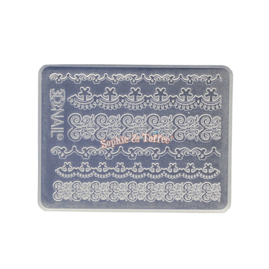 Molde de silicona de encaje delicado de Dolly