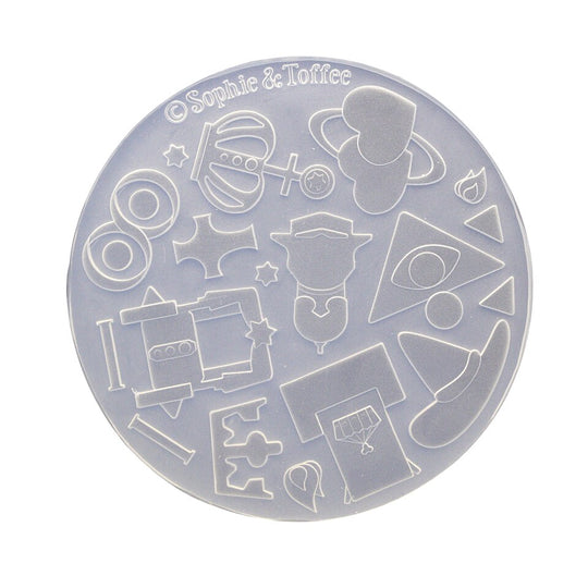 Moule en silicone pour cartes de tarot du magicien