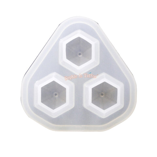3D Diamond Silicone Mold 11mm x 17mm