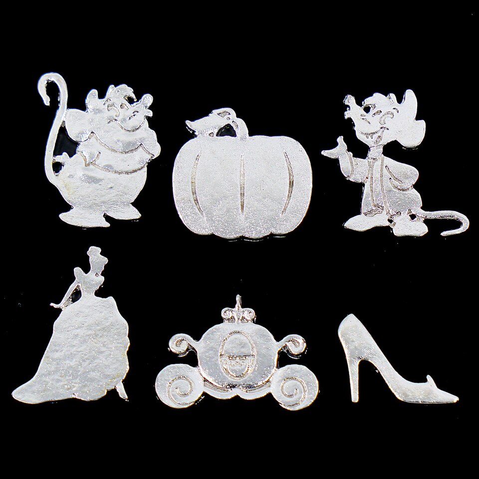 Disney Cinderella Metal Embellishment Set (12 pieces)