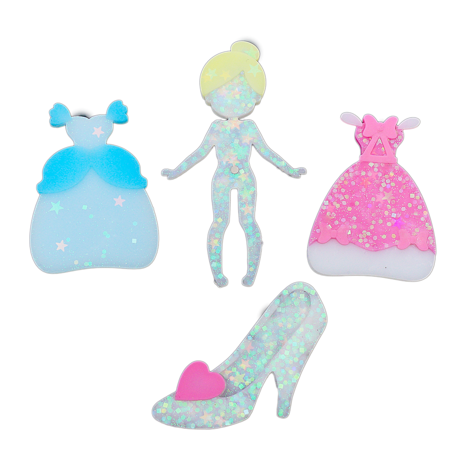 Disney Cinderella Doll & Dress Silicone Mold