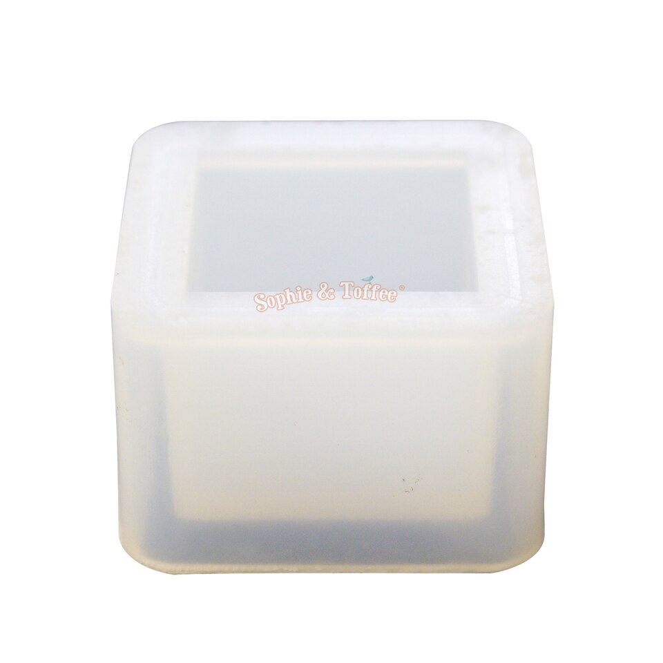 Square Box Silicone Mold | Flower Pot Mould | Small Container Mold | Epoxy  Resin Mold | UV Resin Craft Supplies (50mm x 33mm)