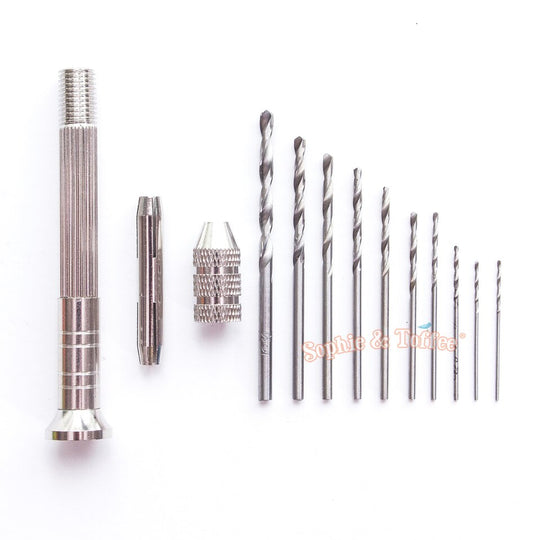 Drill Bits & Tool Kit for Resin Cabochons (10 drill bits)
