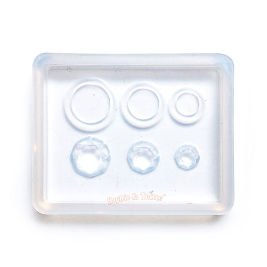 Mini Circle Gems Silicone Resin Mold