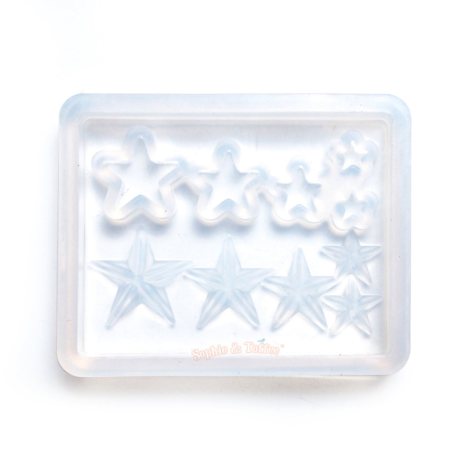 Mini Star Silicone Mold (5 Cavity), Kawaii UV Resin Mold
