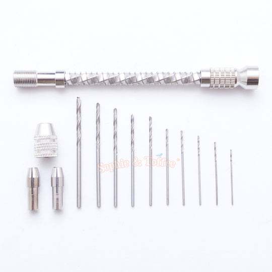 Semi Automatic Drill Bits & Tool Kit for Resin Cabochons