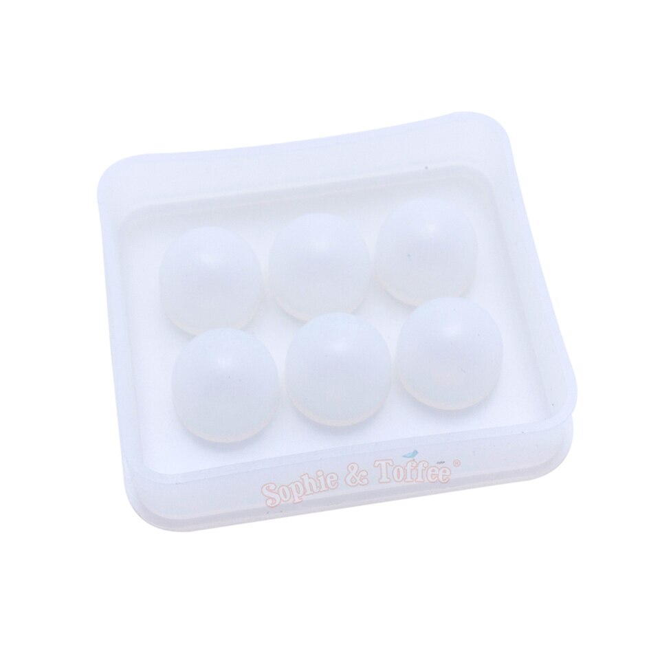 Transparent Silicone MOLD Clear Silicone MOLD Sphere Ball 