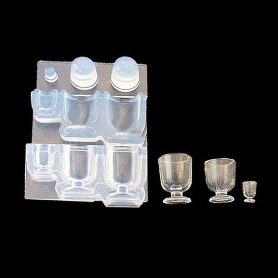 Gift Included: Miniature Bubble Tea Cups Silicone Mold Set – RintyCrafty