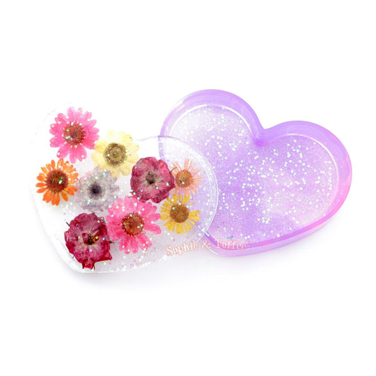 Heart Trinket Box Silicone Mold