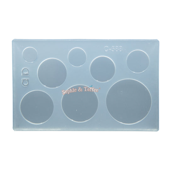 Round Base Disc for Hollow Dome Silicone Mold