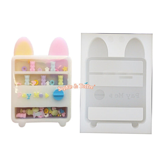 Molde de silicona para máquina expendedora de conejitos