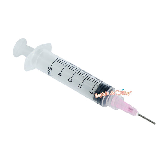 Flat Needle Syringe for Shaker Molds