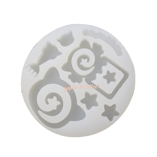 Molde de silicona de la serie Kitty Cake Roll