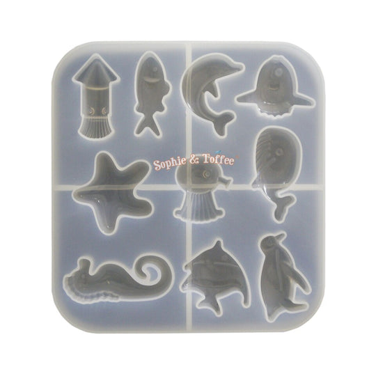 Marine Life Animals Silicone Mold