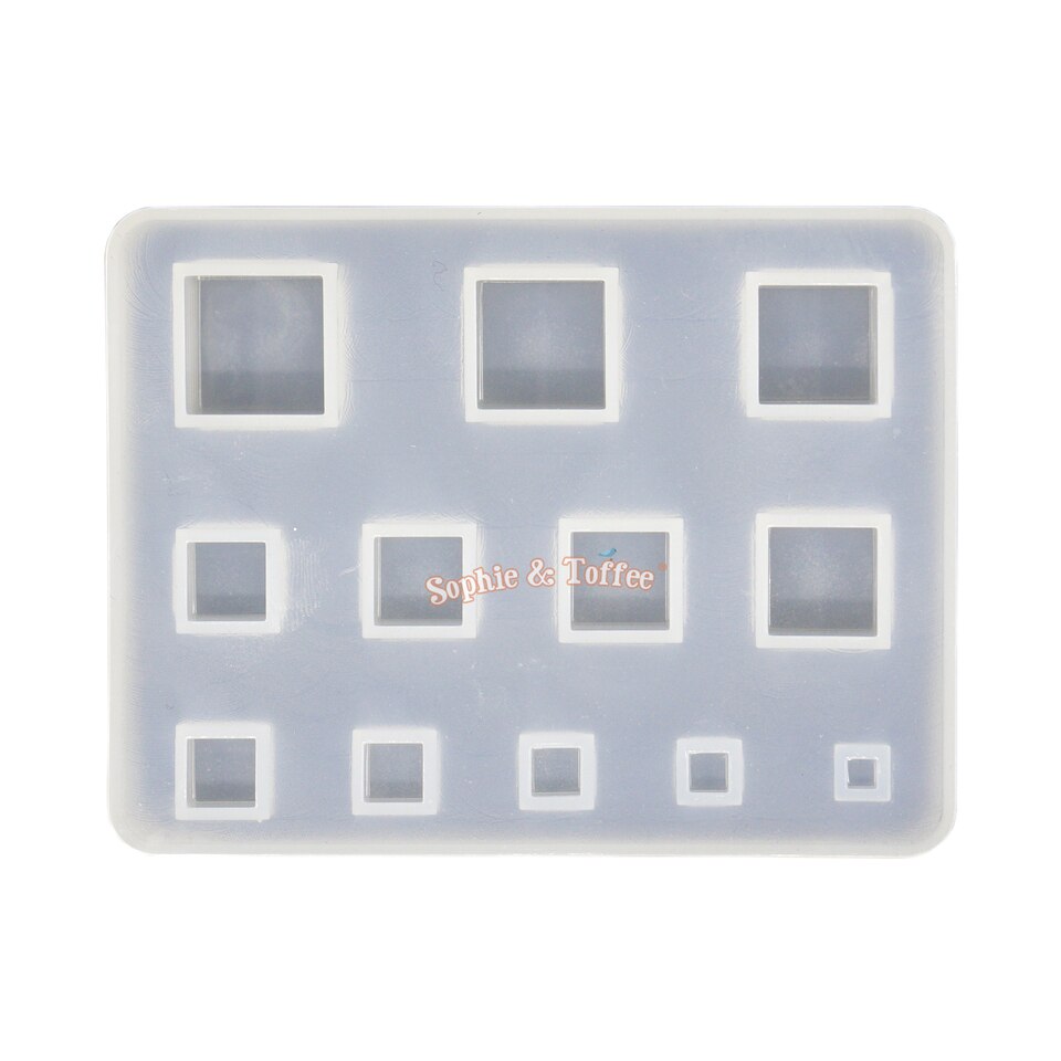 Ice Cube Transparent Silicone Mold for Epoxy or UV Resin Art