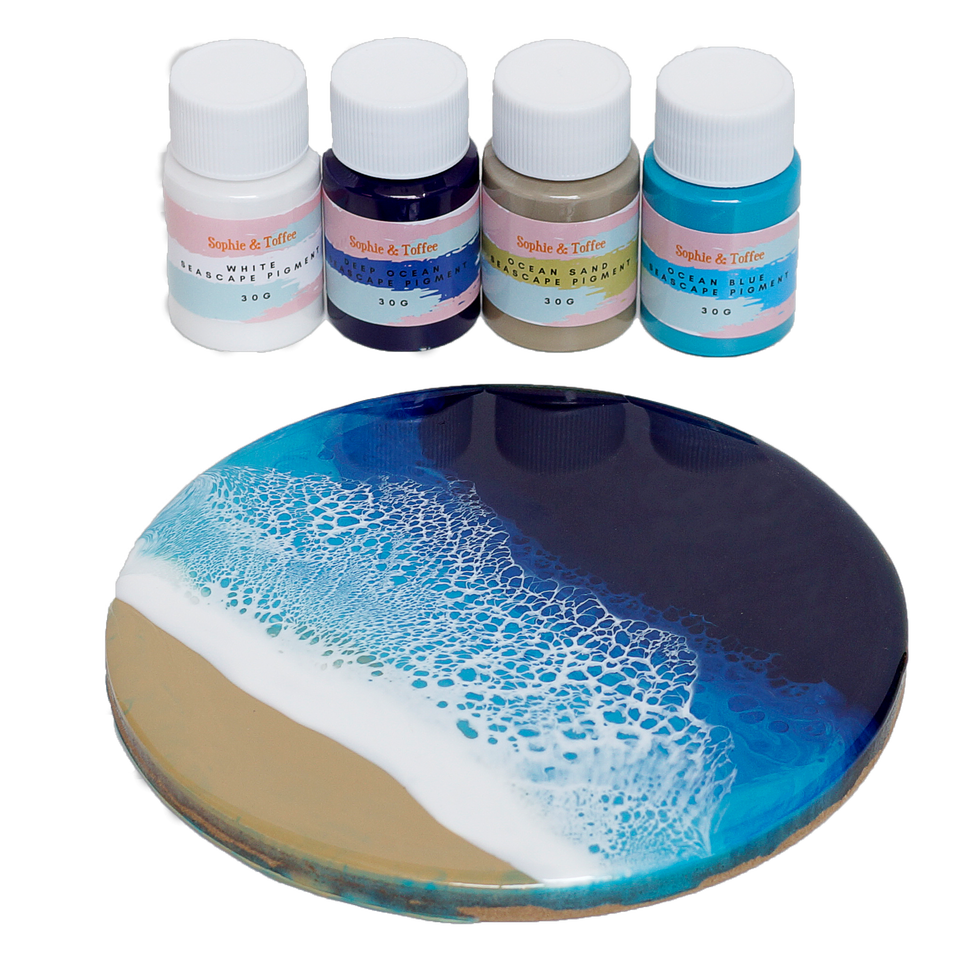 Seacapes Pigment Paste, Pigment Dye for Resin, Paint for Resin Craft, Ocean Pigment Paste