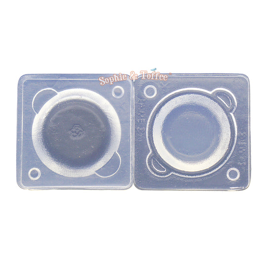 Molde de silicona para cazuela en miniatura con tapa