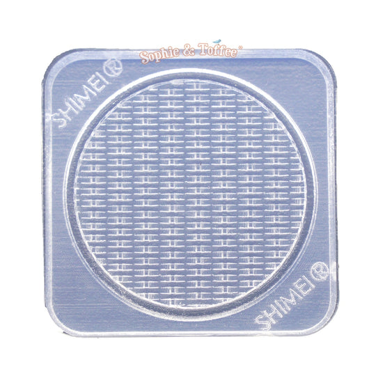 Molde de silicona para bandeja de cesta redonda en miniatura