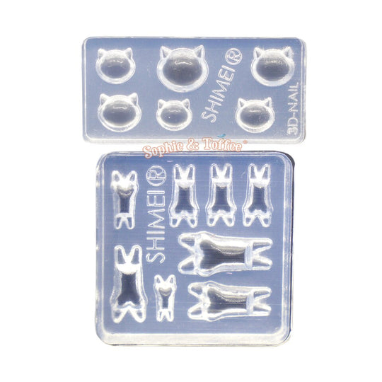 Molde de silicona para gato en miniatura