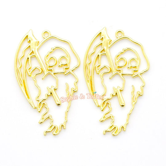 Death Reaper Open Bezel Charm