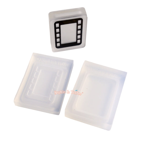 Molde de silicona para marco de fotos con tira de película pequeña