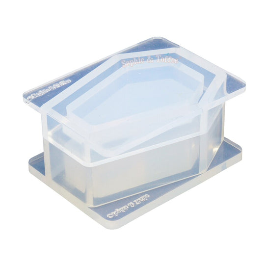 Moule à bibelots en forme de cercueil et couvercle de cercueil