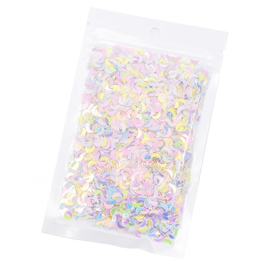 Mezcla de confeti con purpurina lunar holográfica (10 g)
