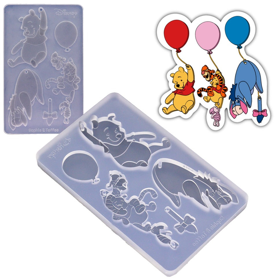Winnie the Pooh Straw Topper Silicone Mold / Resin Mold/ Epoxy Mold –  Farmhouse Fabrication