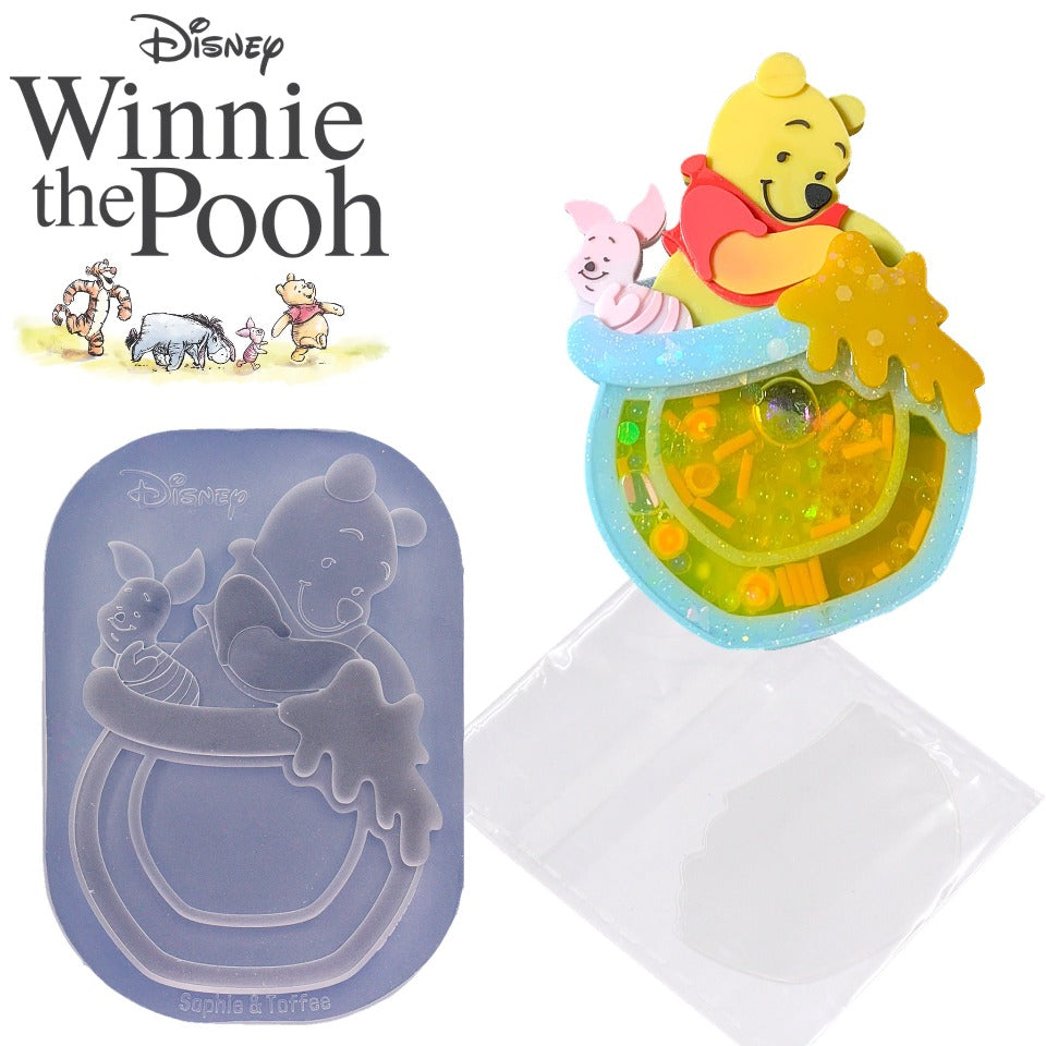 Disney Winnie The Pooh Honey Jar Shaker Silicone Mold
