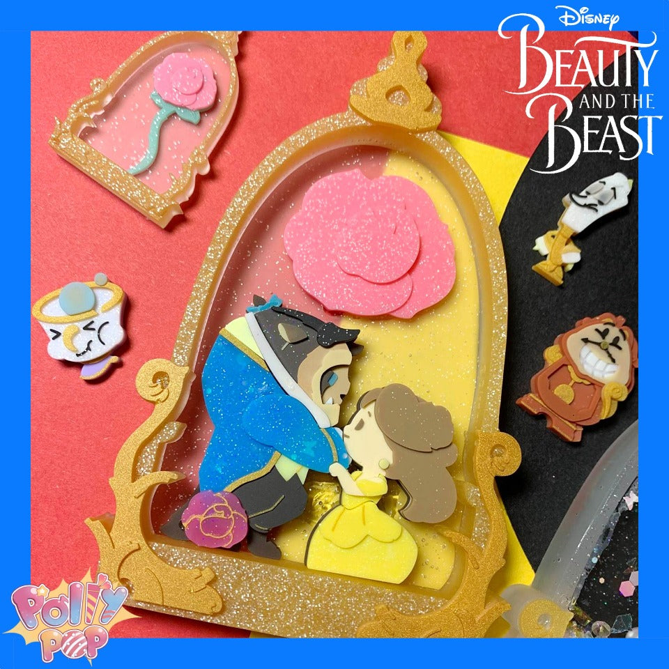 Disney Beauty And The Beast Pollypop Resin Craft Box