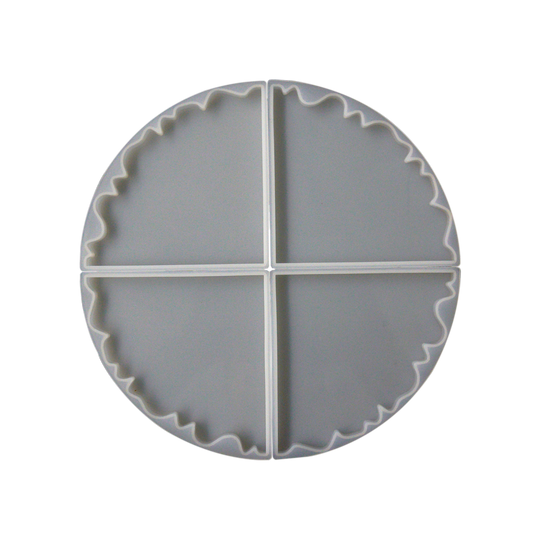 Geode Agate Coaster Silicone Mold