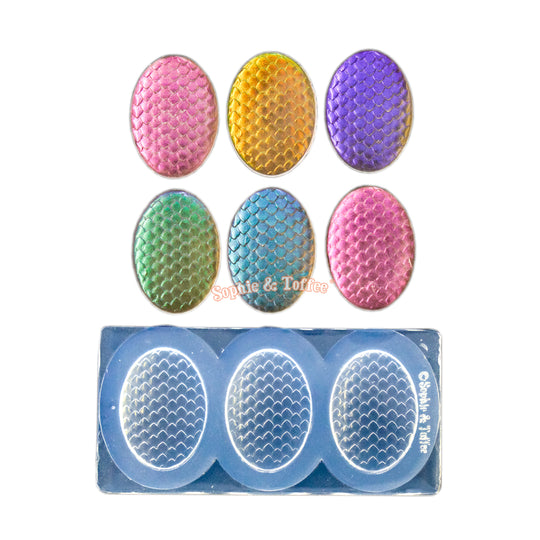 Molde de silicona de escamas de dragón