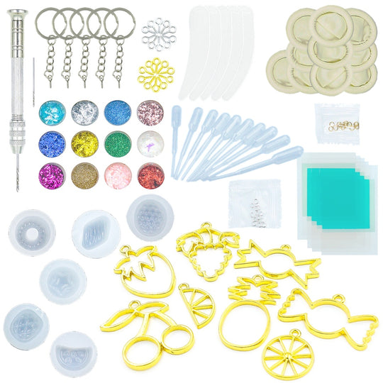 Kit de manualidades con resina afrutada