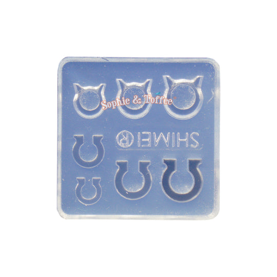 Molde de silicona para hallazgos de aros y bucles