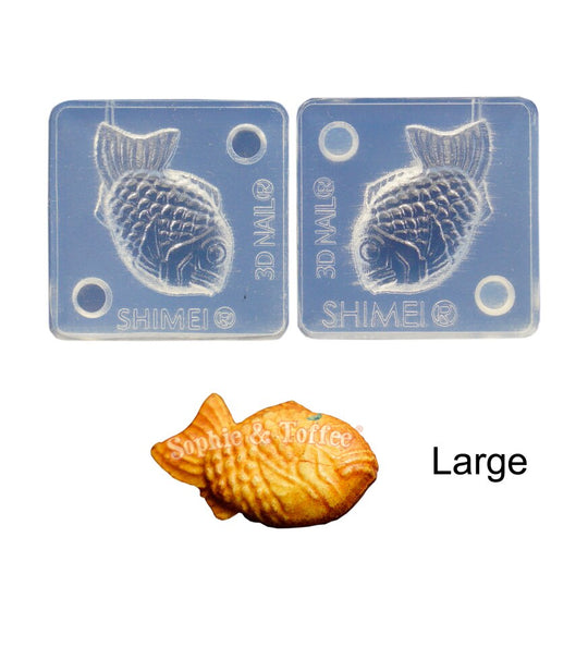 Molde de silicona para pastel de pescado Taiyaki grande