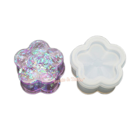 Sakura Flower Trinket Box Silicone Mold