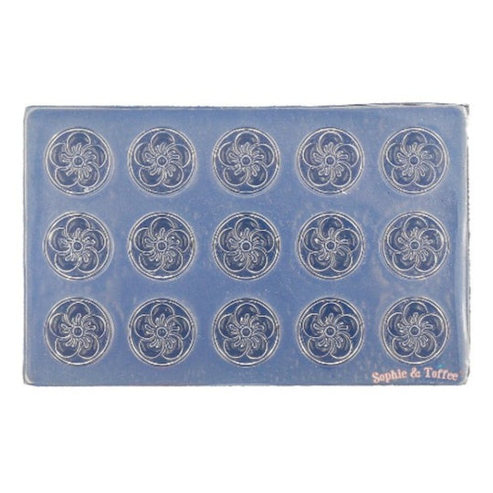 Travel Size Checkers Game Tokens Silicone Mold