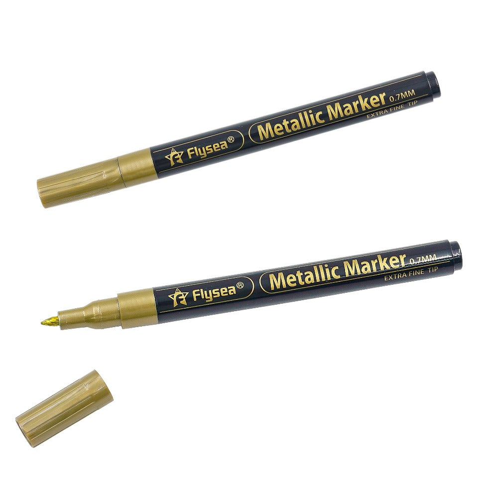 Metallic Water-Based Marker (0.7mm Extra Fine) - 3 pieces
