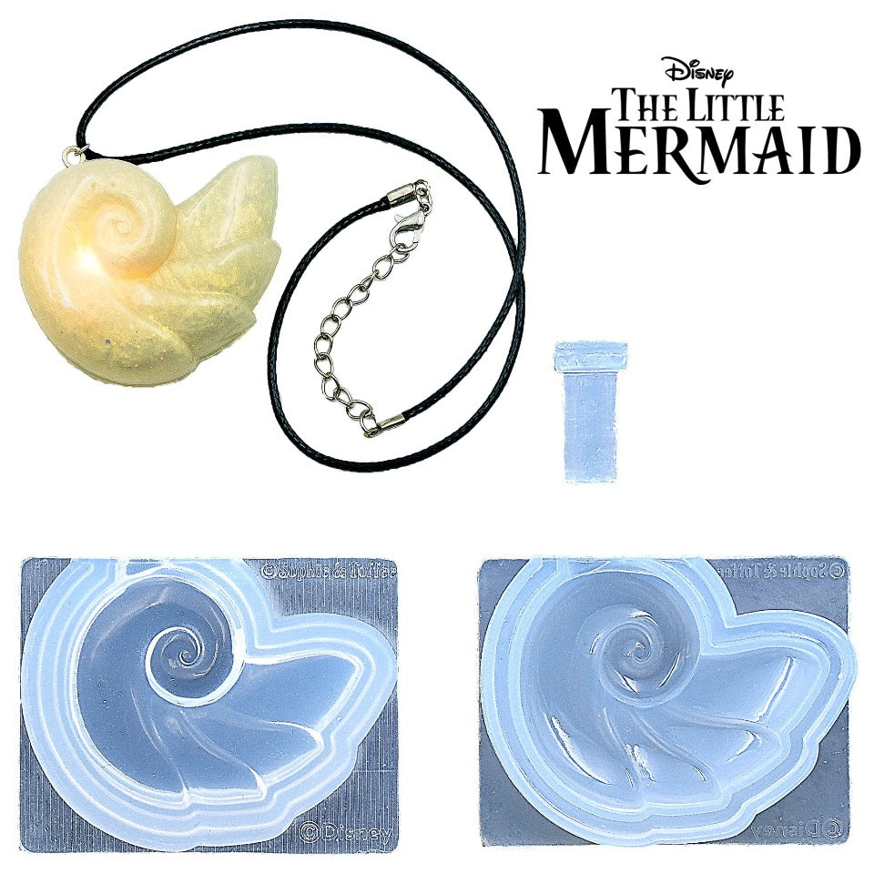 Mermaid Melody Locket Seashell Necklace Inspired from the Little Mermaid  Ariel | eBay