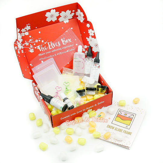 Clearance Snow Globe Frame February Elves Box (Limited Edition)
