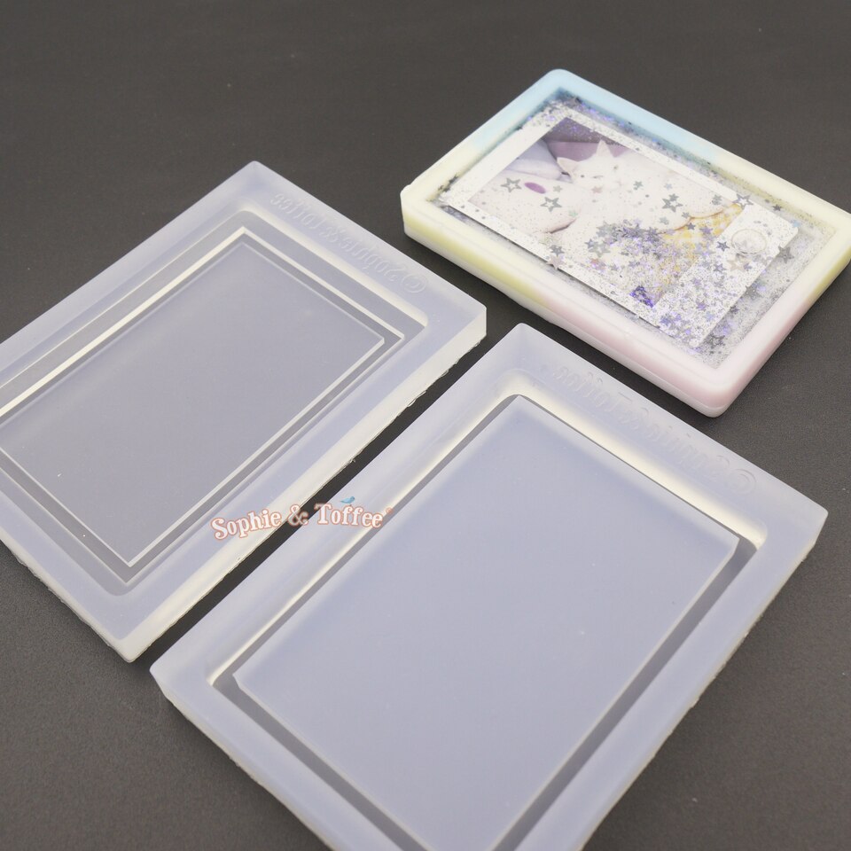 Large Resin Molds Rectangle Silicone Mold for Making Photo Frame