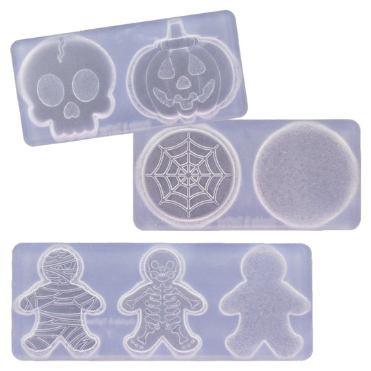 Moldes de silicona para galletas espeluznantes