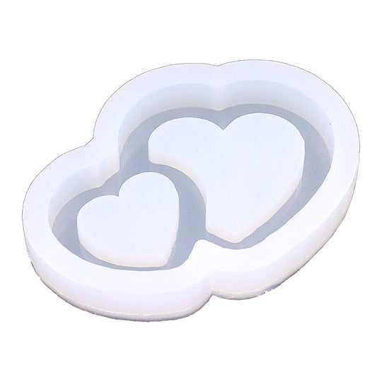 Double Heart Silicone Mold