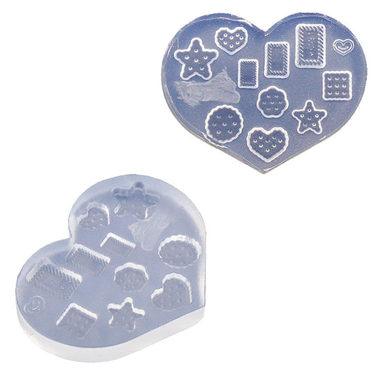 Molde de silicona para galletas en miniatura