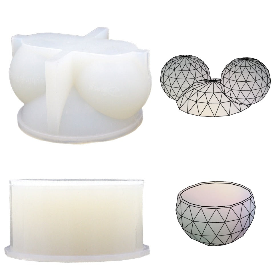 Disney Crystal Mickey Jar Silicone Mold