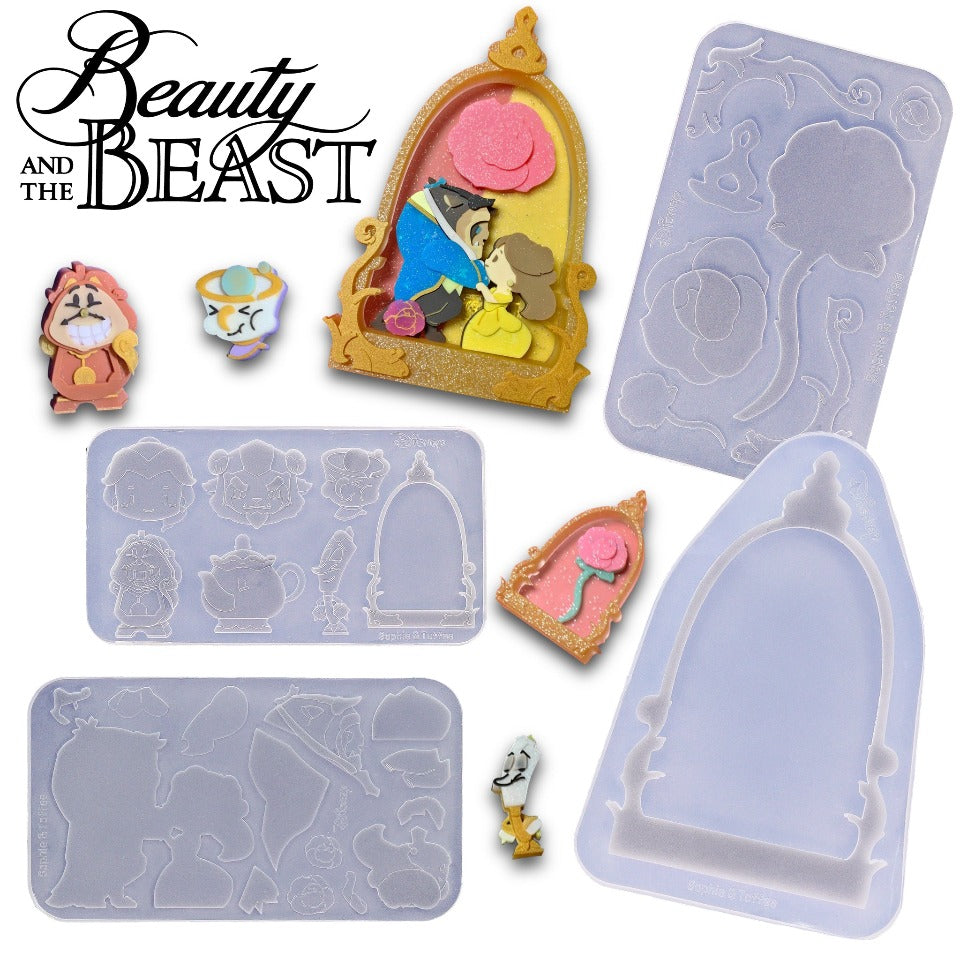 Disney Beauty And The Beast Pollypop Resin Craft Box