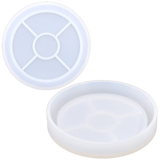 Holograhic transfer Coasters Silicone Mold